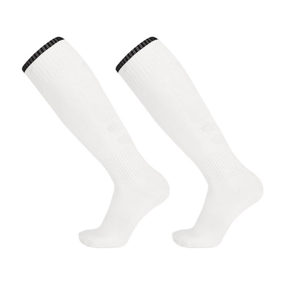 Purcolt Boys and Girls 1-Pair Sport Knee Length Soccer Socks Stretchy Comfort Arch Support High Towel Bottom Long Tube Football Socks Athletic Team Socks for 7-13 Years