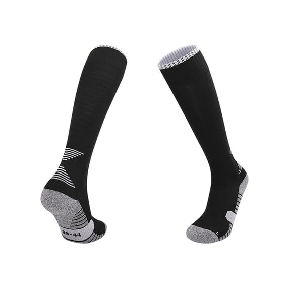 Purcolt Boys and Girls 1-Pair Sport Knee Length Soccer Socks Stretchy Comfort Arch Support High Towel Bottom Long Tube Football Socks Athletic Team Socks for 7-13 Years