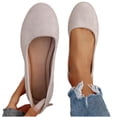 thumbnail image 1 of Purcolt Flats for Women Dressy Casual Round Toe Flat Shoes Comfortable Soft Sole Slip on Ballet Flats Dress Shoes for Work Office Walking, 1 of 9