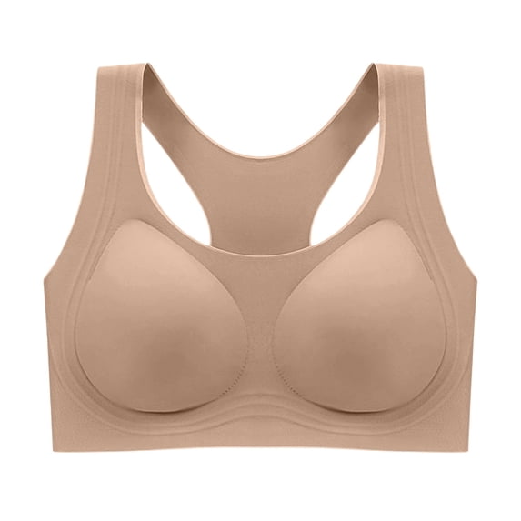 Purcolt Jelly Bras for Women No Underwire Wireless Bra with Support and Lift Full Coverage Plus Size Comfy Seamless Bra