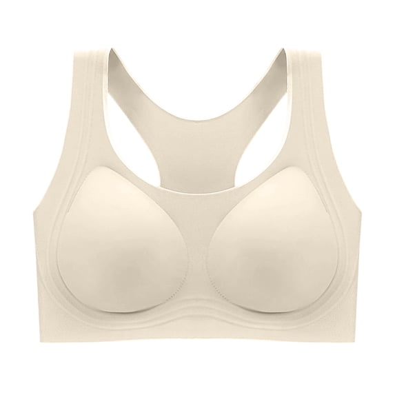 Purcolt Jelly Bras for Women No Underwire Wireless Bra with Support and Lift Full Coverage Plus Size Comfy Seamless Bra