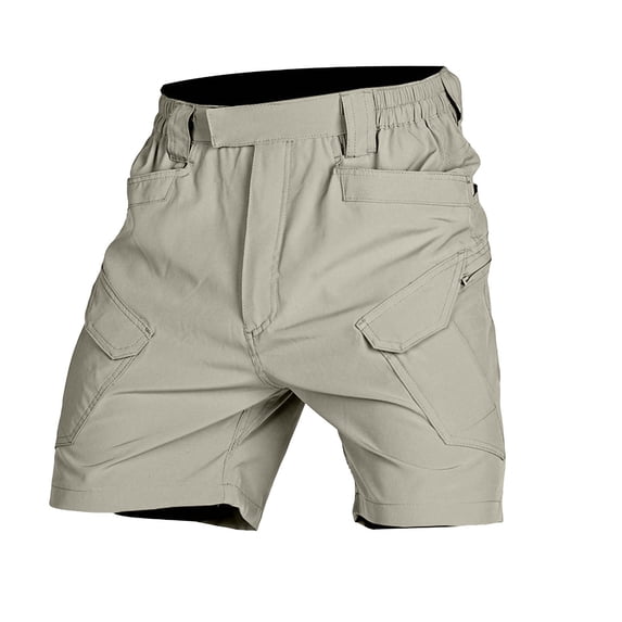 Purcolt Men's Athletic Cargo Shorts Outdoor Waterproof Lightweight Hiking Work Shorts with Multi Pockets