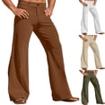 thumbnail image 1 of Purcolt Men's Corduroy Flared Pants Stretchy 60s 70s Vintage Disco Bell Bottom Pants Comfort Retro Wide Leg Dress Pants Casual Trousers, 1 of 5