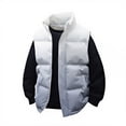 thumbnail image 1 of Purcolt Men's Lightweight Puffer Vest Outerwear Winter Water Resistant Sleeveless Quilted Down Jacket for Outdoor Golf Work Running with Pockets, 1 of 6