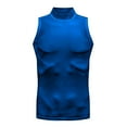 thumbnail image 1 of Purcolt Mens Mock Turtleneck Muscle Tank Tops Sleeveless Quick Dry Slim-Fit Vest Compression Base Layer Shirt Workout Gym Running Training, 1 of 5