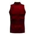 thumbnail image 1 of Purcolt Mens Mock Turtleneck Muscle Tank Tops Sleeveless Quick Dry Slim-Fit Vest Compression Base Layer Shirt Workout Gym Running Training, 1 of 5