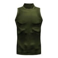 thumbnail image 1 of Purcolt Mens Mock Turtleneck Muscle Tank Tops Sleeveless Quick Dry Slim-Fit Vest Compression Base Layer Shirt Workout Gym Running Training, 1 of 5