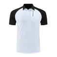 thumbnail image 1 of Purcolt Mens Shirts Casual 1/4 Button Short Sleeve Spring Summer Golf Shirts Sports Athletic Workout T-Shirts, 1 of 9