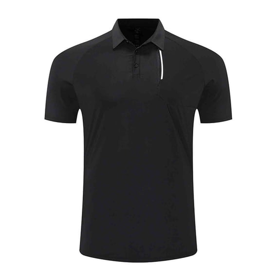 Purcolt Mens Shirts Casual 1/4 Button Short Sleeve Spring Summer Golf Shirts Sports Athletic Workout T-Shirts