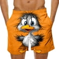 thumbnail image 1 of Purcolt Mens Swim Trunks Funny Printed Summer Athletic Running Beach Board Shorts with Pockets, 1 of 6