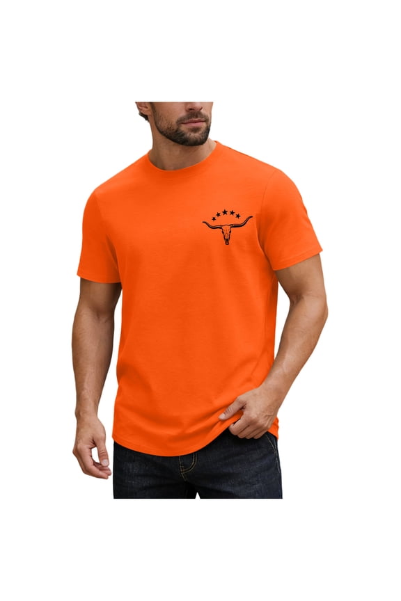 Mens Western Aztec T Shirts Vintage Short Sleeve Crew Neck Casual Workout Gym Tops Summer Cowboy Shirts