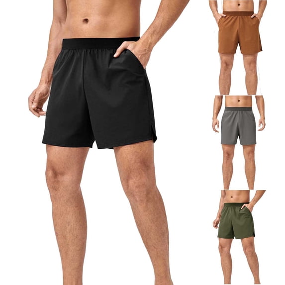 Purcolt Mens Workout Running Shorts 5 Inch Quick Dry Lightweight Summer Casual Gym Athletic Gym Hiking Tennis Shorts with Pockets