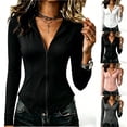 thumbnail image 1 of Purcolt Women's Workout Jackets UPF 50+ Lightweight Zip Up Cropped Athletic Jacket Slim Fit Hooded Running Yoga Tops Thumb Holes, 1 of 5