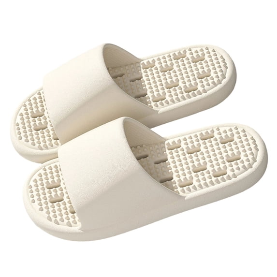 Purcolt Womens Indoor Slippers Summer Lightweight Slip on Cushion Sole Slides Sandals Comfort Breathable Slides Sandals for Shower House Dorm Pool