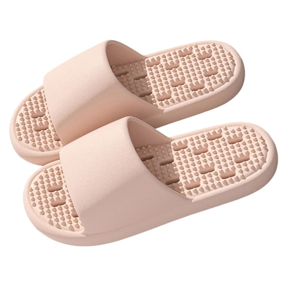 Purcolt Womens Indoor Slippers Summer Lightweight Slip on Cushion Sole Slides Sandals Comfort Breathable Slides Sandals for Shower House Dorm Pool