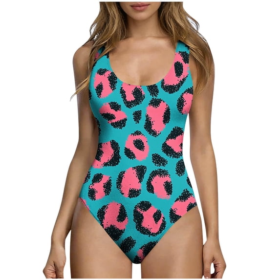 Purcolt Womens One Piece Swimsuit Tummy Control Bathing Suits High Cut Slimming Swim Suit Full Coverage Cheeky Modest Retro Swimwear