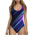 thumbnail image 1 of Purcolt Womens One Piece Swimsuit Tummy Control Bathing Suits High Cut Slimming Swim Suit Full Coverage Cheeky Modest Retro Swimwear, 1 of 6