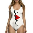 thumbnail image 1 of Purcolt Womens One Piece Swimsuit Tummy Control Bathing Suits High Cut Slimming Swim Suit Full Coverage Cheeky Modest Retro Swimwear, 1 of 6