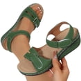 thumbnail image 1 of Purcolt Womens Sandals Lightweight Casual Open Toe Adjustable Buckle Non Slip Slides Sandals Comfortable Summer Beach Sandals, 1 of 9