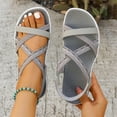 thumbnail image 1 of Purcolt Womens Summer Sandals Comfy Stretchy Straps Open Toe Non Slip Sandals Lightweight Athletic Walking Sandals with Arch Support, 1 of 9