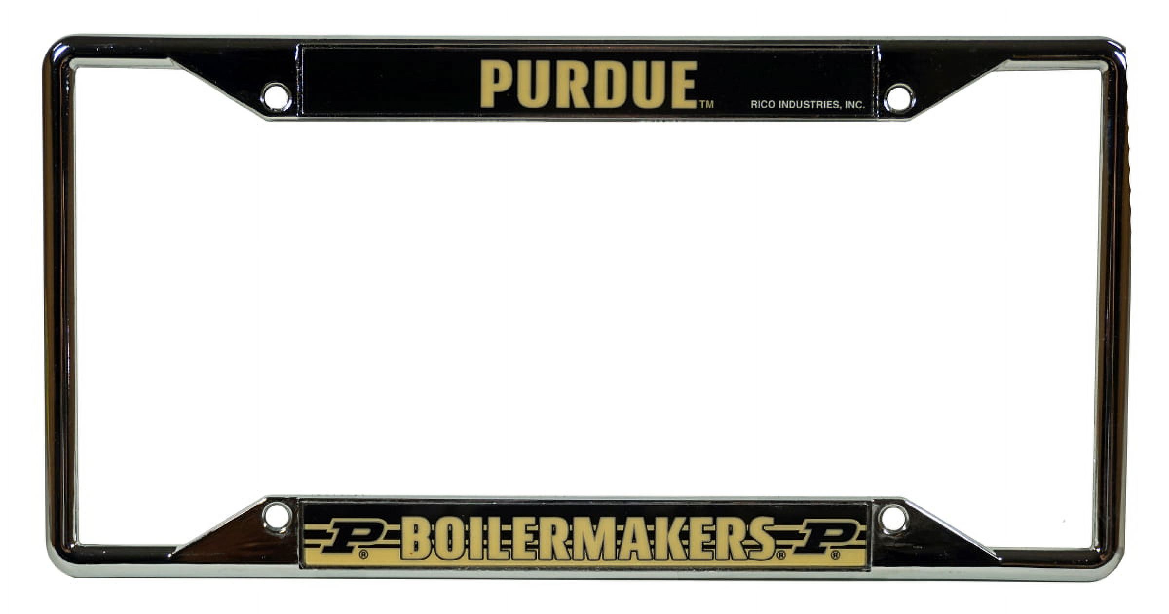 Purdue-Boilermaker's Chrome Metal Car/Truck/SUV License Plate Frame