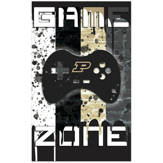 Purdue Boilermakers 11" x 19" Grunge Wall Art