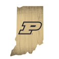 thumbnail image 1 of Purdue Boilermakers 12" Logo State Sign, 1 of 2