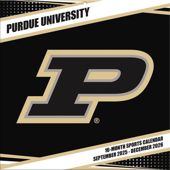 Purdue Boilermakers 12- x 12- 2026 Team Wall Calendar
