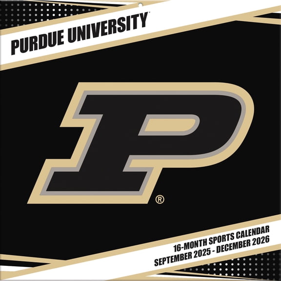 Purdue Boilermakers 12- x 12- 2026 Team Wall Calendar