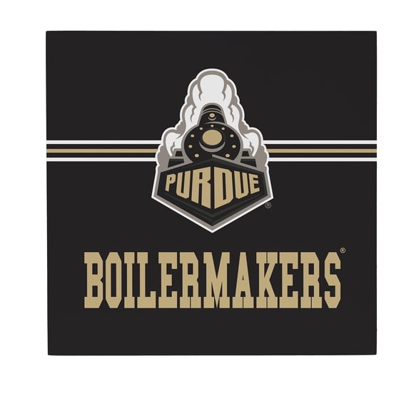 Purdue Boilermakers 12" x 12" Wood Wall Sign