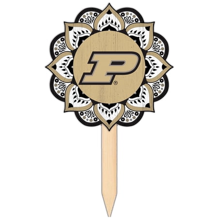 Purdue Boilermakers 18'' x 12'' Mandala Yard Stake