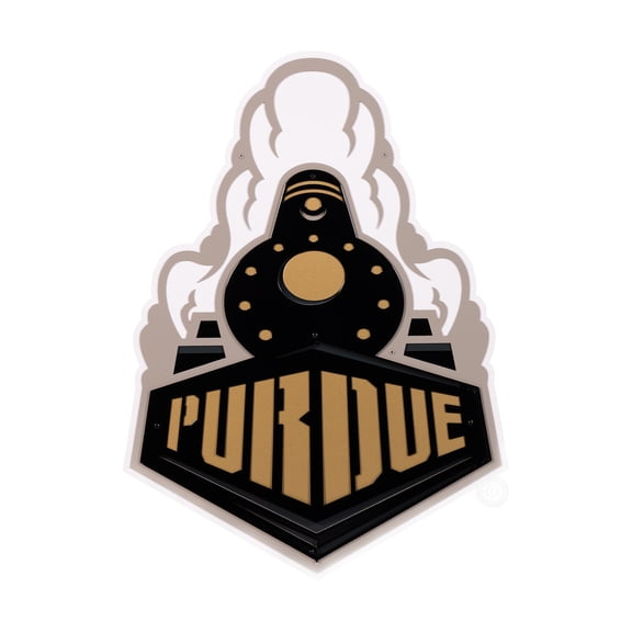 Purdue Boilermakers 23" Layered Metal Wall Art Sign
