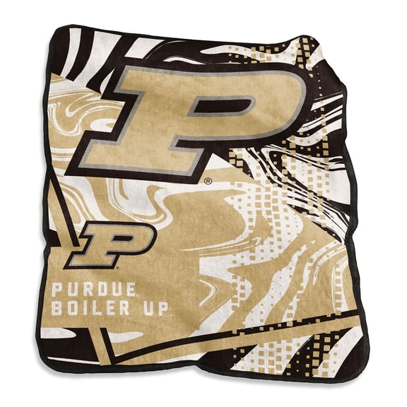 Purdue Boilermakers 50" x 60" Swirl Raschel Throw Blanket