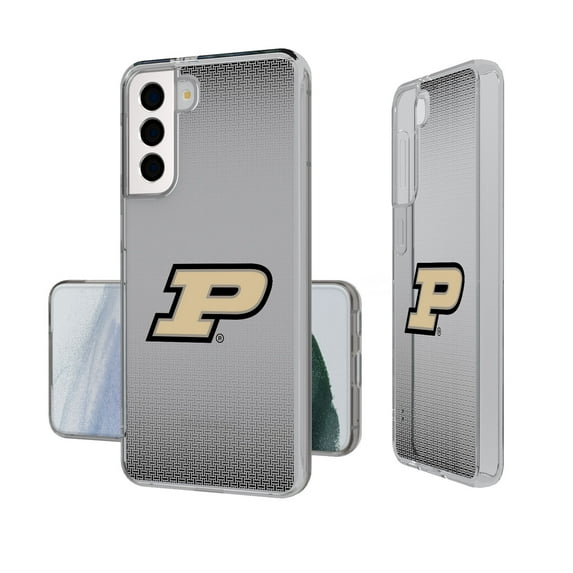 Purdue Boilermakers Linen Logo Galaxy Clear Case