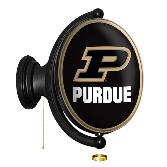 Purdue Boilermakers Logo 21'' x 23'' Rotating Lighted Wall Sign