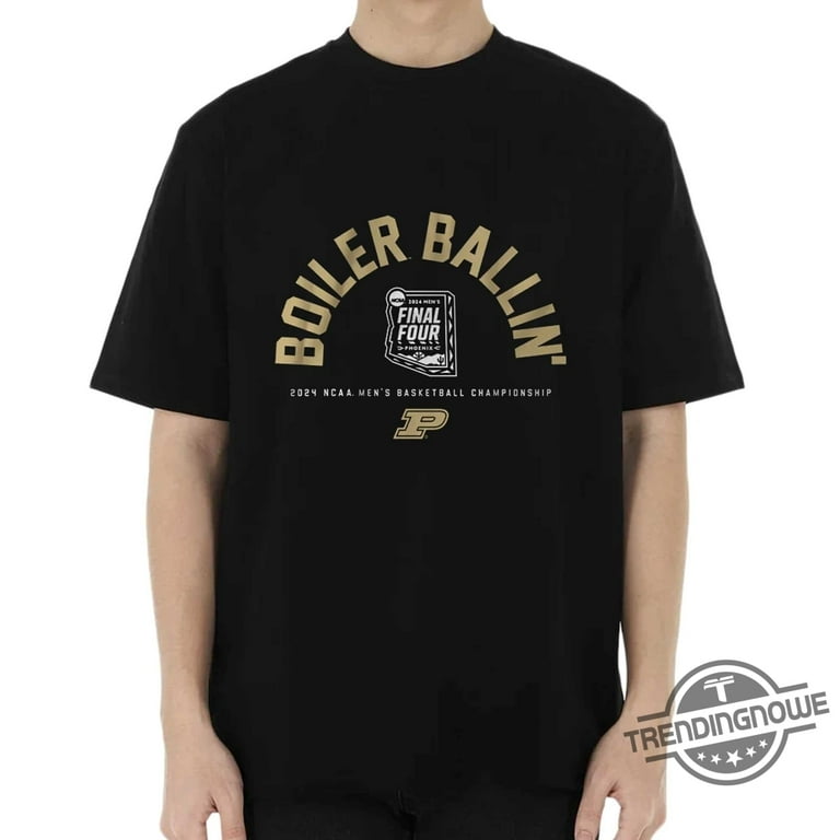 Blue Exchange Net Purdue Mens Basketball Boiler Ballin Final Four Shirt Adult Unisex Size Black T Shirt XL