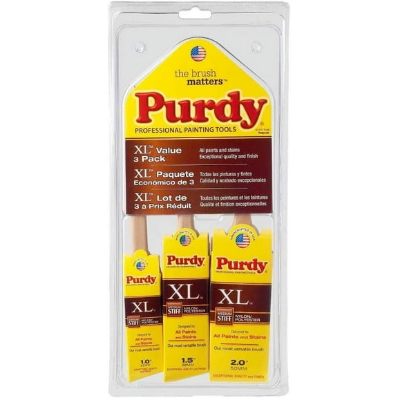 Purdy 140853100 XL Brush Pack of 3