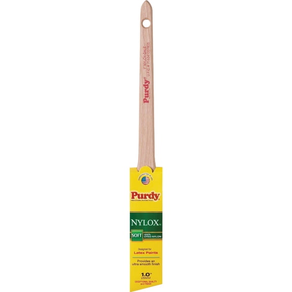 Purdy 144080210 Nylox Series Dale Angular Trim Paint Brush, 1 inch