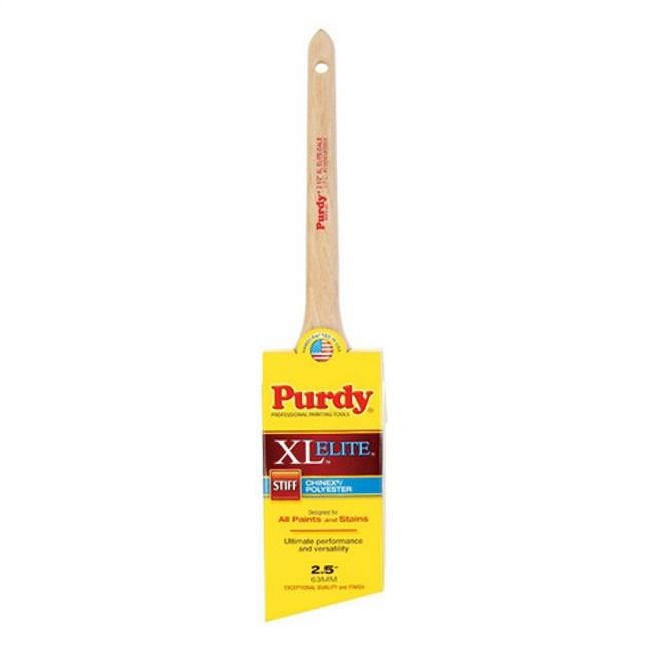 Purdy 144080525 Angular Trim Paint Brush, 21/2 in, Square Edge