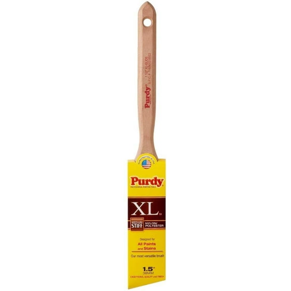 Purdy 144152315 XL  Series Glide Angular Trim Paint Brush, 1-1/2 inch