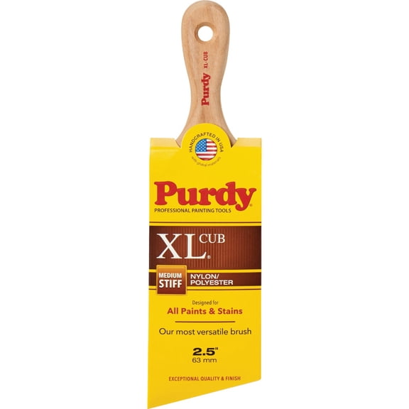 Purdy 144153325 XL Series Cub Angular Trim Paint Brush, 2-1/2 inch 2 Pack
