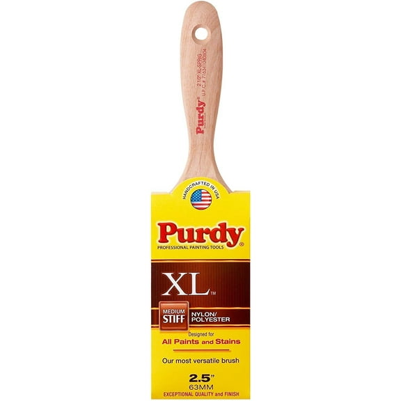 Purdy 144380325 XL Series Sprig Flat Trim Paint Brush, 2-1/2 inch