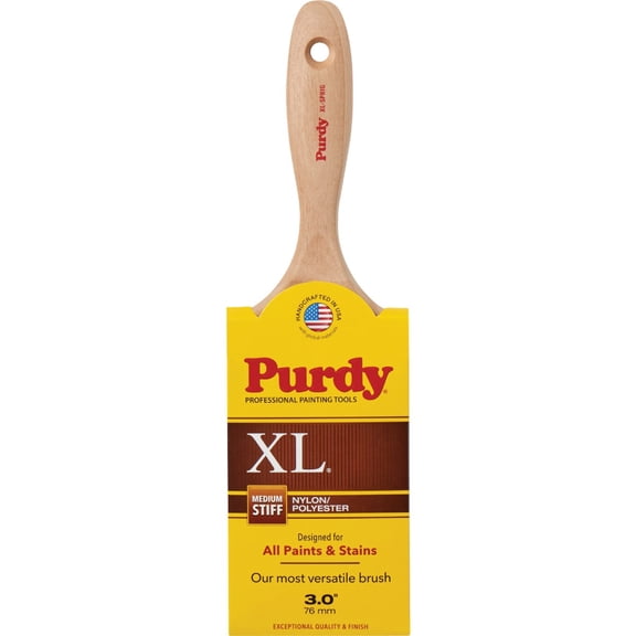 Purdy 144380330 Flat Trim Sprig Brush, 3-Inch, 6-Pack