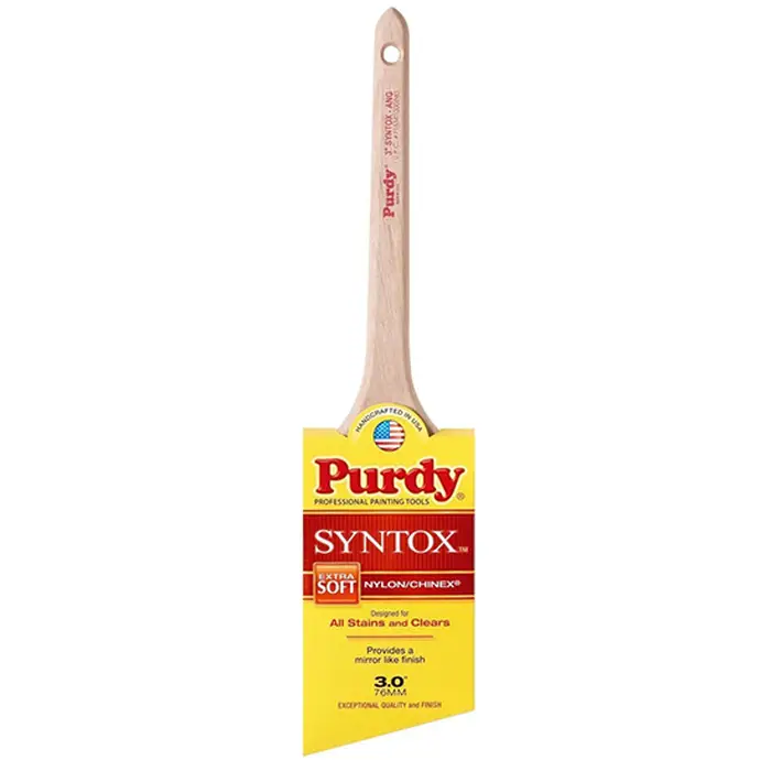 3" Purdy 144403630 Syntox Angular Angled Sash Paint Brush, Dupont SRT