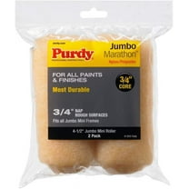 Purdy 144624064 Marathon Mini Roller Cover Pack, 4.5 x 3/4 inch, White