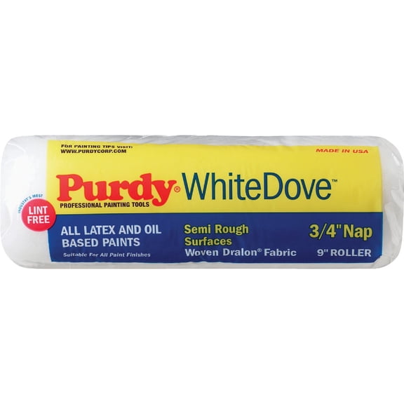 Purdy 144672094 White Dove Roller Cover, 9 inch x 3/4 inch