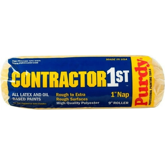Purdy 144688095 Contractor 1st, 9 inch x 1 inch nap