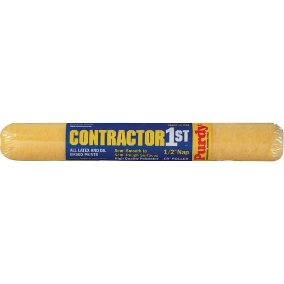 Purdy 144688183 Contractor 1st Roller Cover, 18 inch x 1/2 inch Nap