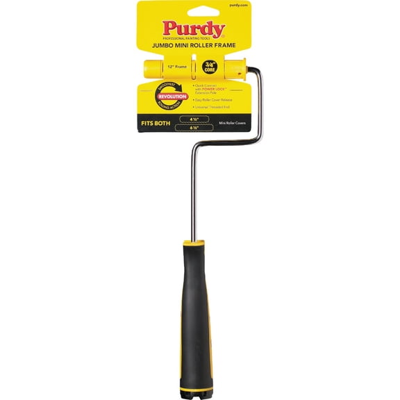 Purdy 14A770014 Jumbo Mini Roller Cover Frame, 12 x 3/4-In. - Quantity 6