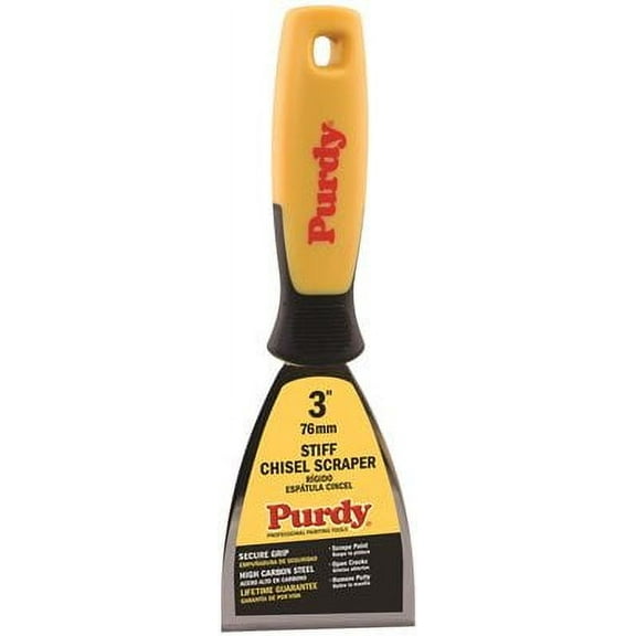 Purdy 14A900430 Contractor Putty Knives & Scrapers Stiff Angled Blade, One Size, Multi